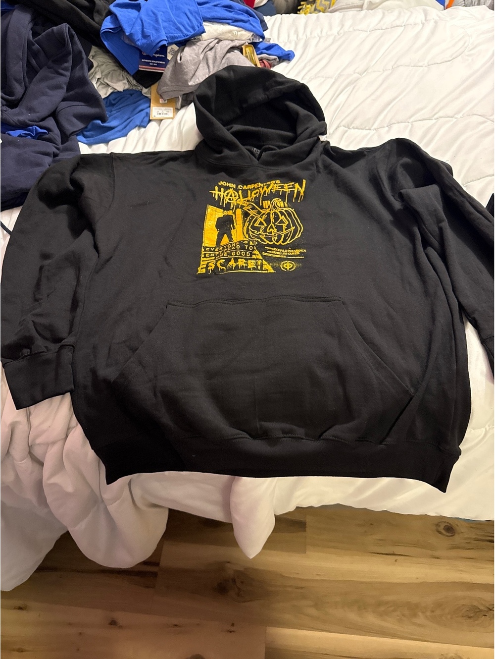 John Carpenter's Halloween Black Graphic Hoodie XL